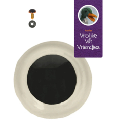 Veiligheidsogen 6mm wit