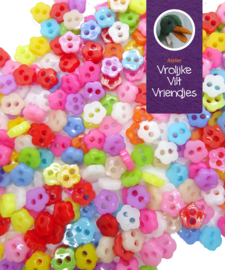 Mini bloemknoopjes mix