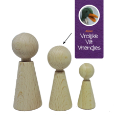 Kegelpopje midden