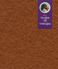 Hand gevilt bruin wolvilt