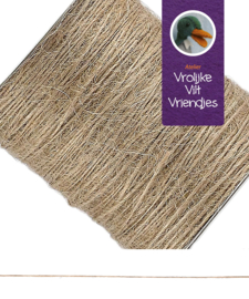 Jute touw 1 mm