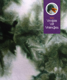 Sprookjes vetplant groen- wit