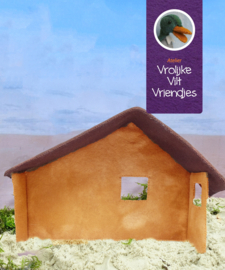 Kerstgroep vrolijke vilt vriendjes