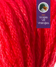 Rood warm splijtgaren