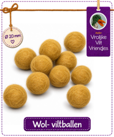 Wolbal zonnegeel