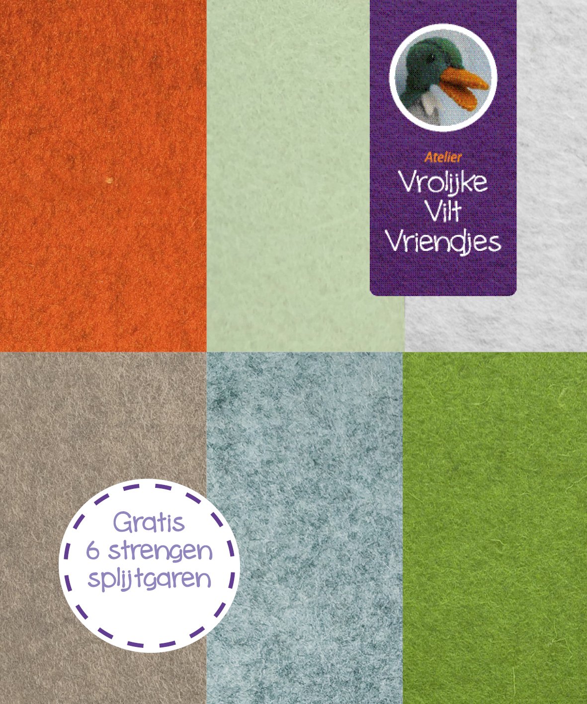 Wolviltpakket nieuwe kleuren