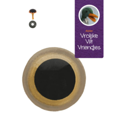 Veiligheidsogen 6mm beige