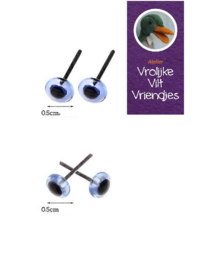 Ogen blauw 5 mm