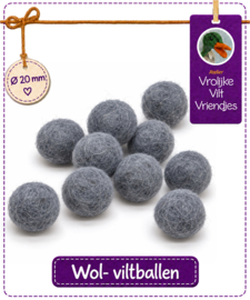 Wolbal grijs