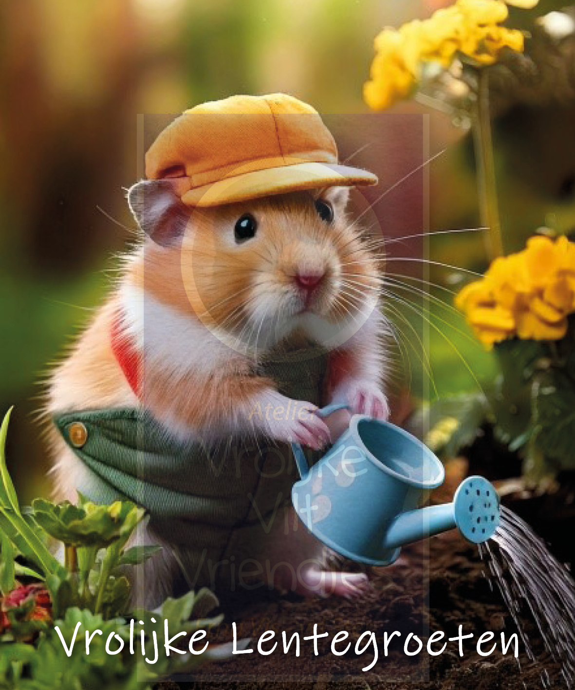 Hamsterkaart Lente