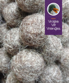 Wolbal natuur licht bruin -beige