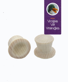 Houten hoed
