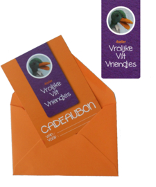 Cadeaubon ter waarde van 15 euro