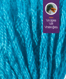 Turquoise fel splijtgaren