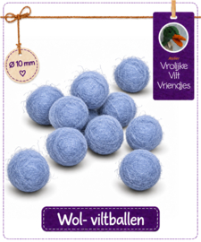 Wolbal lichtblauw