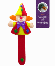 Boekenlegger clown