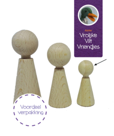 Kegeltje klein - 12 stuks