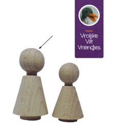 Kegelpopje vrouw