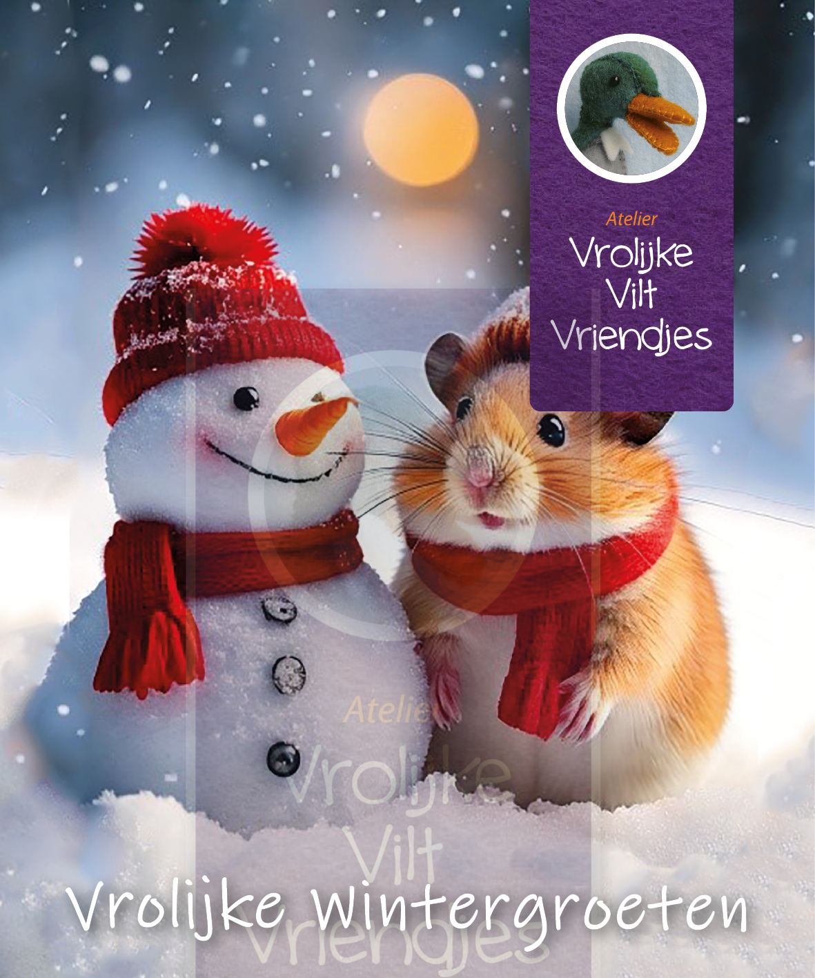 Hamsterkaart Winter