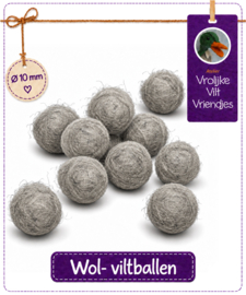 Wolbal grijs gemêleerd