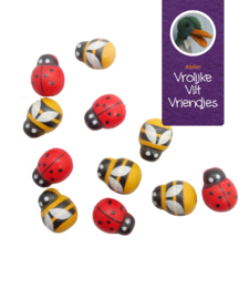 Lieveheersbeestjes en bijen