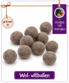 Wolbal bruinbeige
