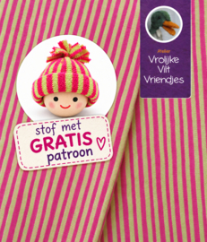 Streepstof mutsjes