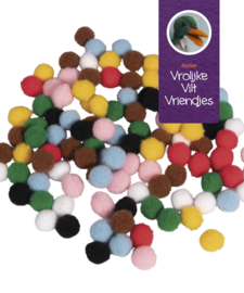 Pompons 7mm mix