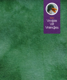 Handgeverfd drakengroen