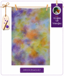 Handgeverfd bloemen