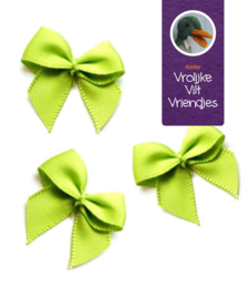 Strikjes appelgroen 3 stuks