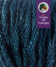 Petrol blauw splijtgaren