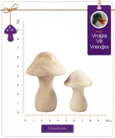 Miniatuur paddenstoelen