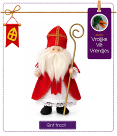 Sinterklaas tricot 12 cm