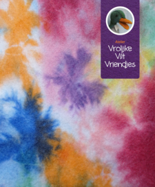 Handgeverfd bloemenmix