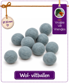 Wolbal babyblauw