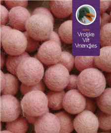 Wolbal oud roze