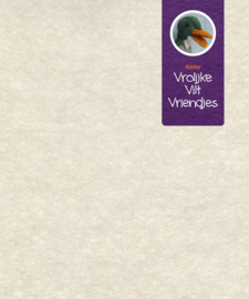 Naaldvlies wolwit / ecru
