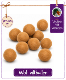 Wolbal oranjebruin