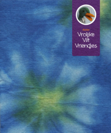 Sprookjesvilt blauw- geel- groen