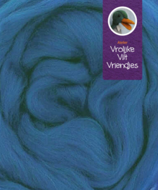 Lontwol merino saffierblauw