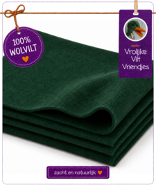 Donkergroen wolvilt