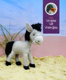 Kerstgroep vrolijke vilt vriendjes