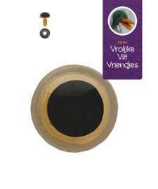Veiligheidsogen 8mm beige