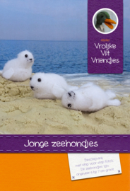 Grijze zeehonden met jongen