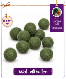 Wolbal mosgroen