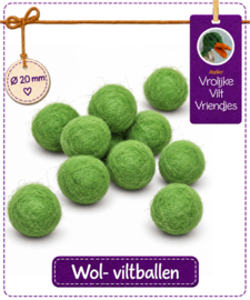 Wolbal groen