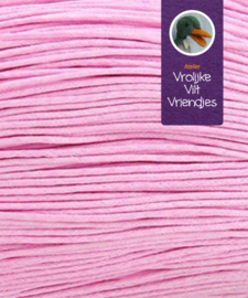 Waxkoord roze