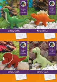 Vier dinosaurus pakketten