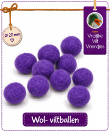 Wolbal paars
